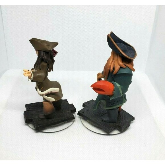 Disney Infinity Jack Sparrow & Davey Jones Game Pieces Pirates of the Caribbean - Picture 4 of 7